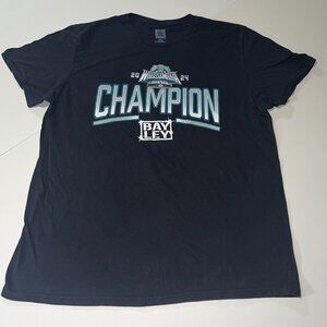 Wrestlemania Mens XL Bay Ley Black Short Sleeve T-shirt